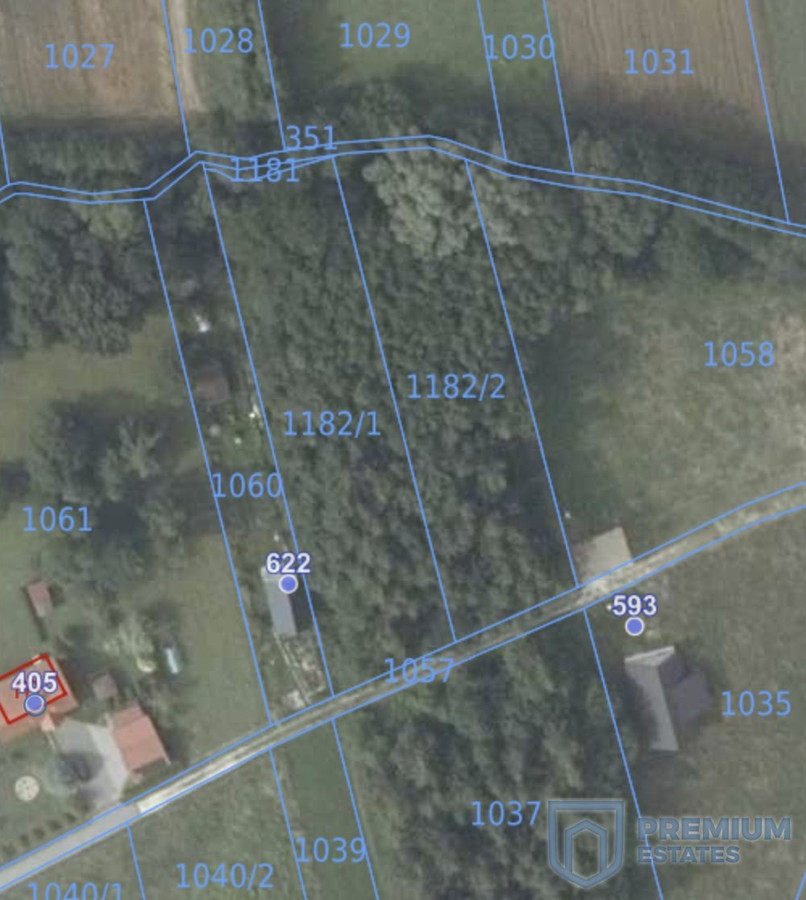 Działka budowlano rolna 1 795 m², Trąbki - Widok 5
