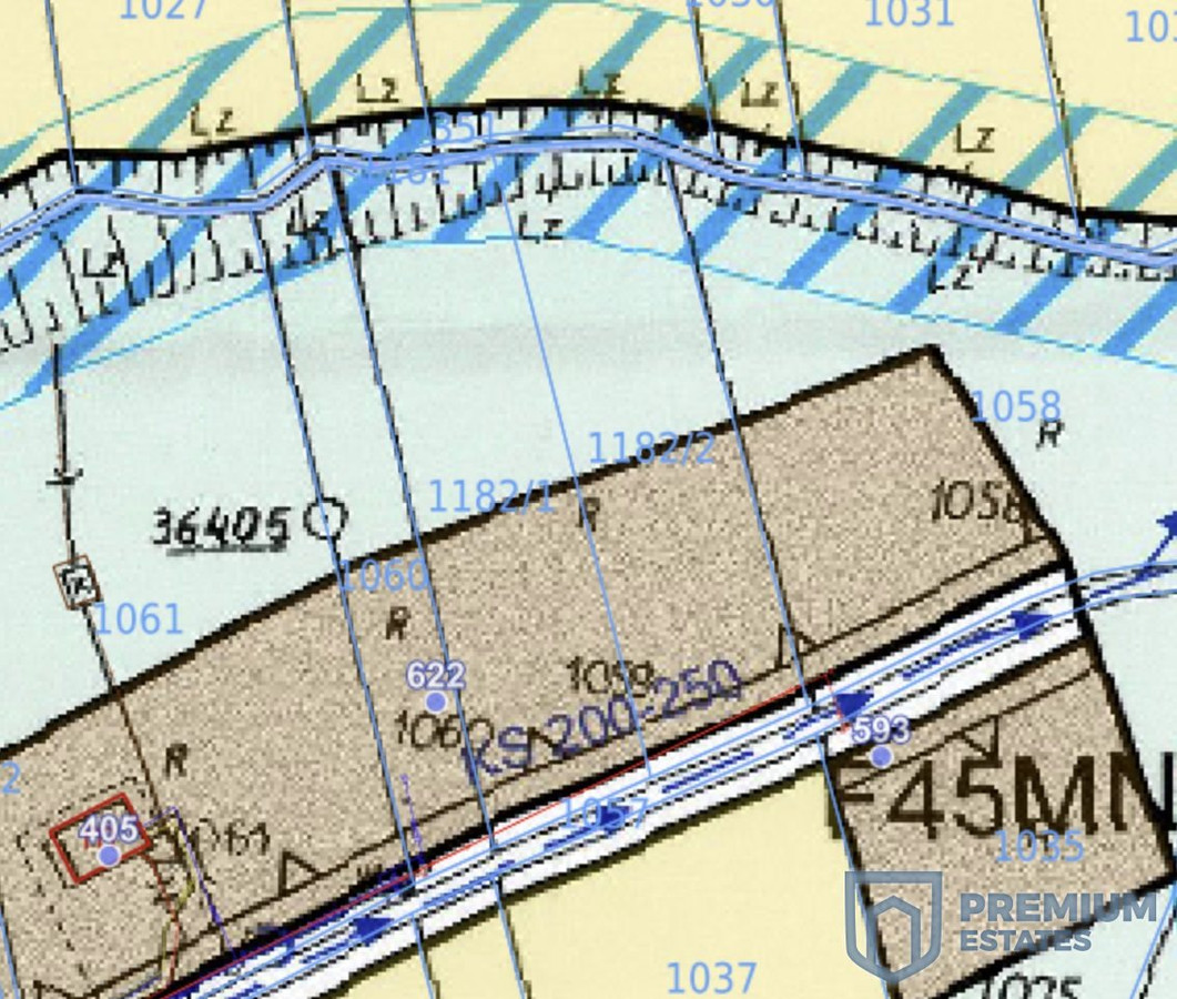 Działka budowlano rolna 1 795 m², Trąbki - Widok 4