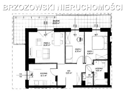 Apartment in Warszawa, Osiedle Nowy Raków, Włochy - Widok 3