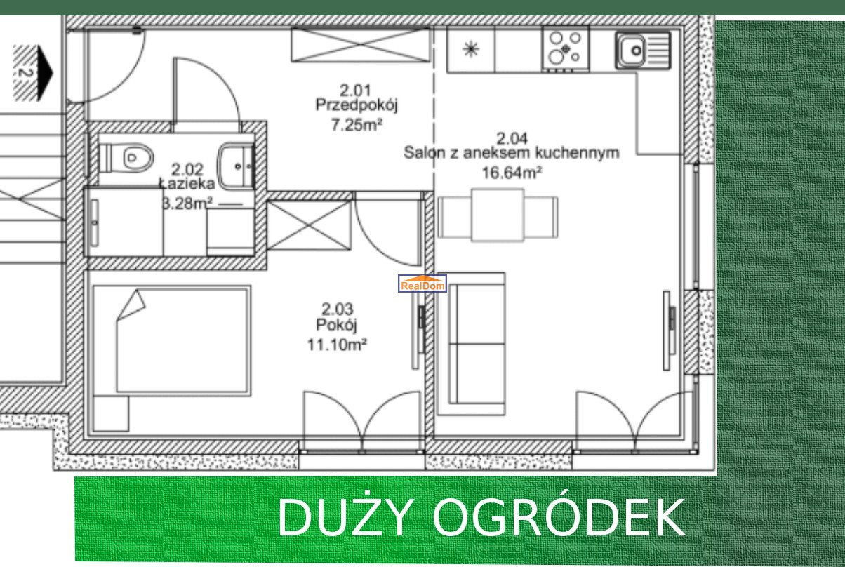 Apartment in Kraków, Szutry, Bieżanów-Prokocim - Widok 6