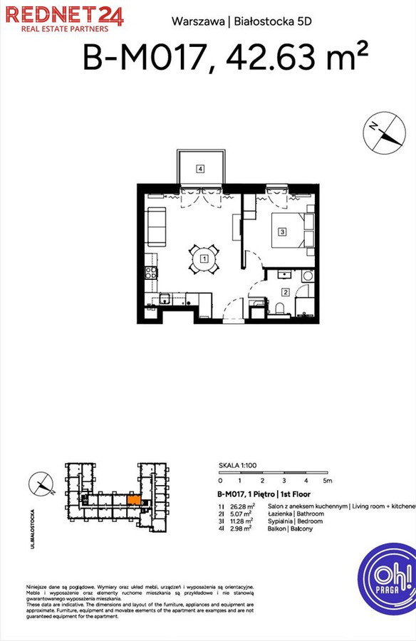 Apartment in Warszawa, Praga, Praga-Północ - Widok 2