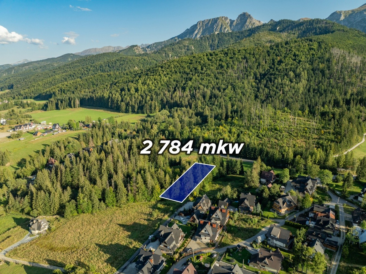 Działka Rolno-Leśna 2784 m² | Kościelisko | Gronik - Więcej