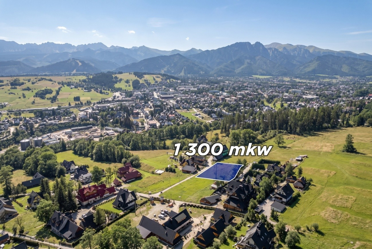 Działka budowlana z drogą - Zwijacze, Zakopane - Widok 3