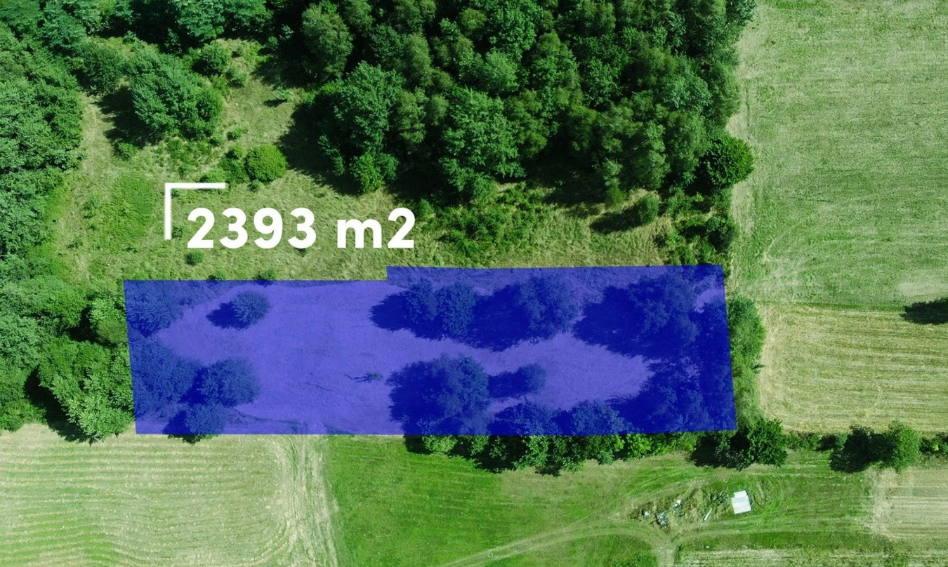 Działka rolna z dopuszczeniem zabudowy zagrodowej | 2393 m² - Widok 2