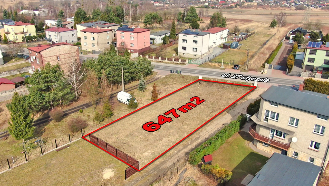 Działka budowlana z projektem domu – Dobieszowice - Więcej
