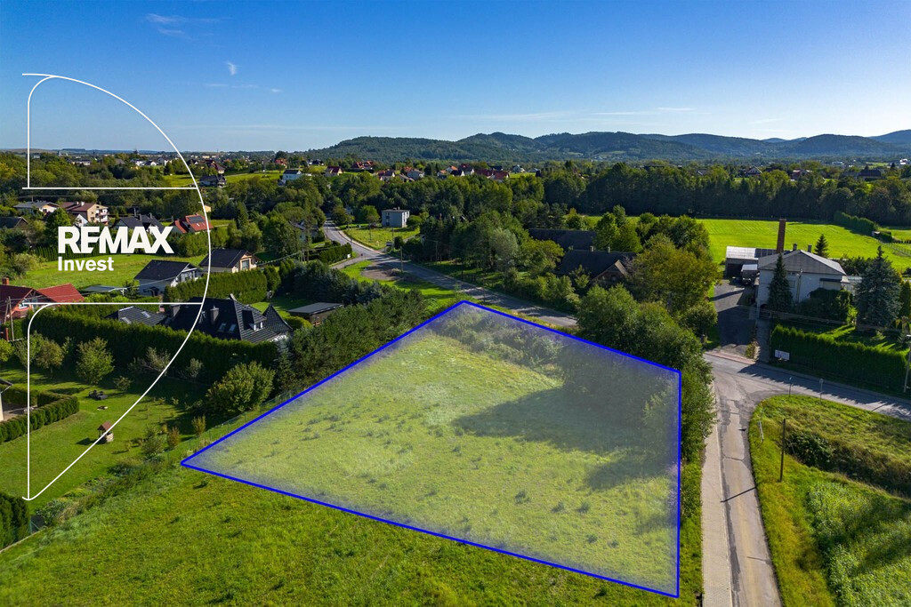 Działka 2676 m² z mediami – Roczyny - Widok 2