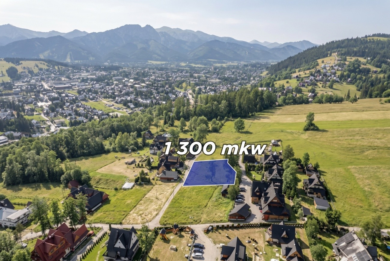Działka budowlana z drogą - Zwijacze, Zakopane - Widok 4