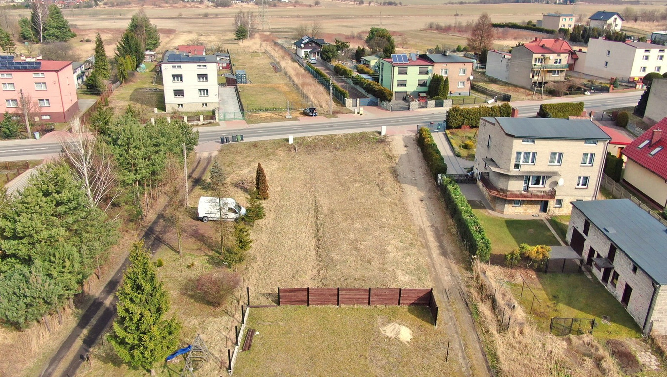 Działka budowlana z projektem domu – Dobieszowice - Widok 5