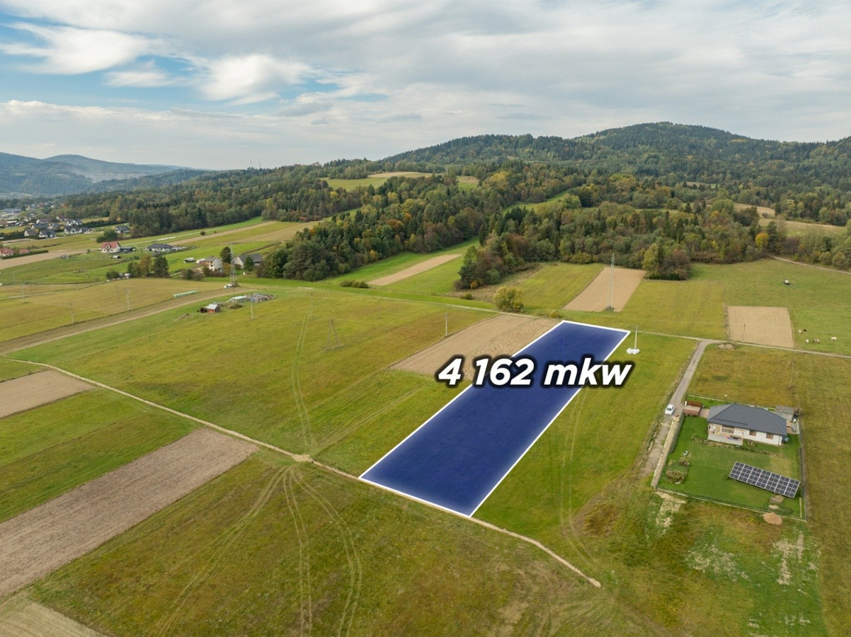 Działka Widokowa w JORDANOWIE – 4162 M², - Widok 2