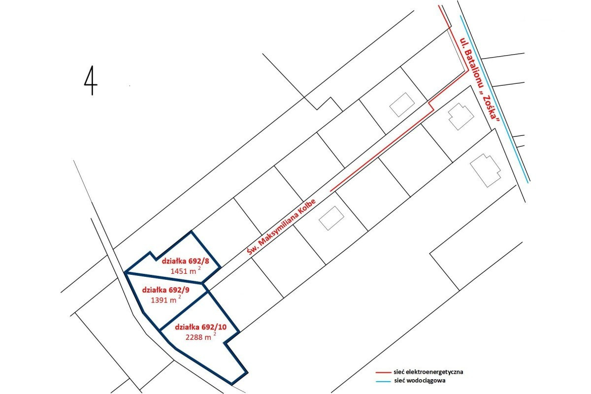Działka nad rzeką pow. 2288 m² Budy Zosine, WZ - Widok 5