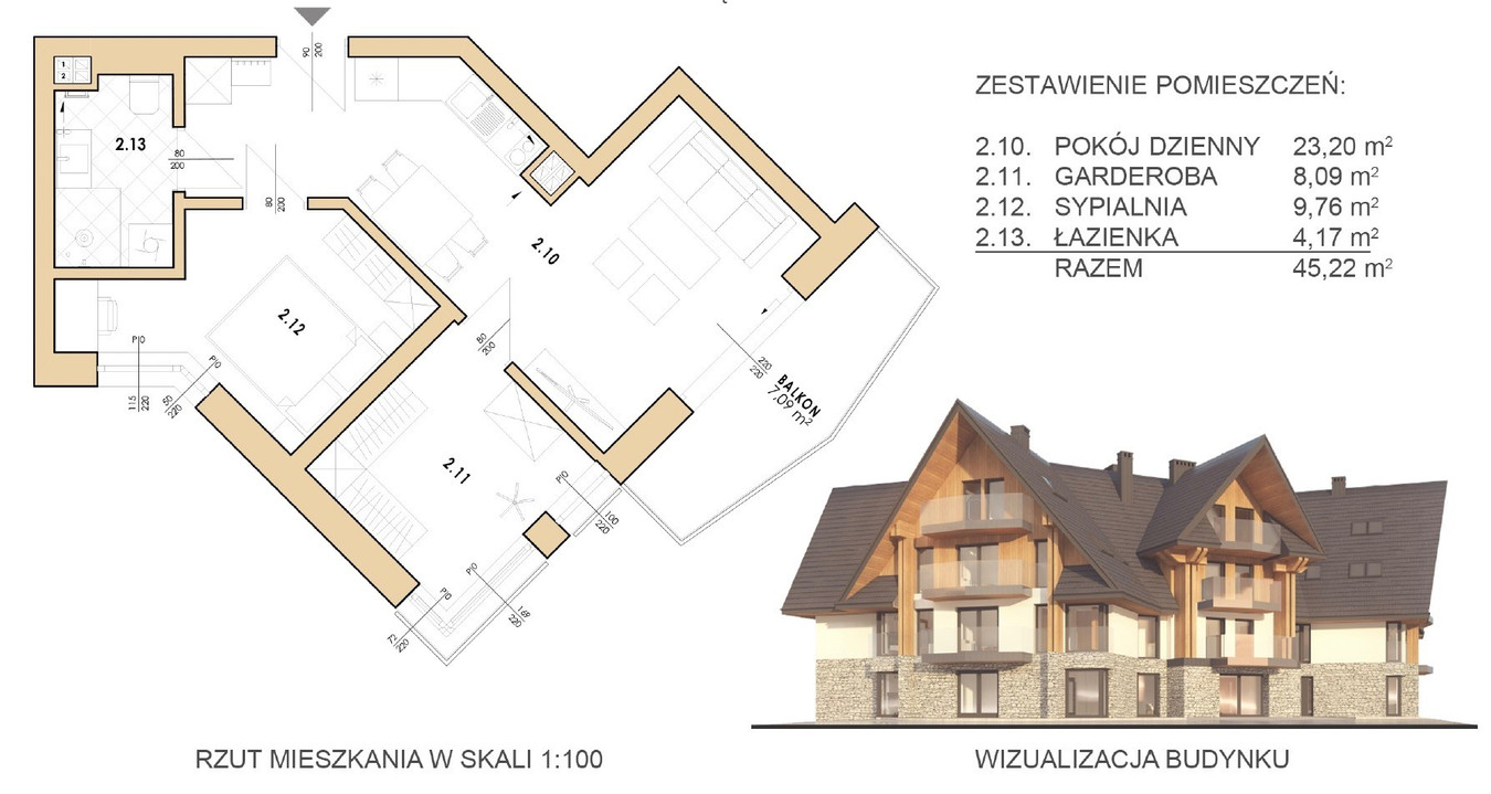 Apartment in Zakopane - Widok 3