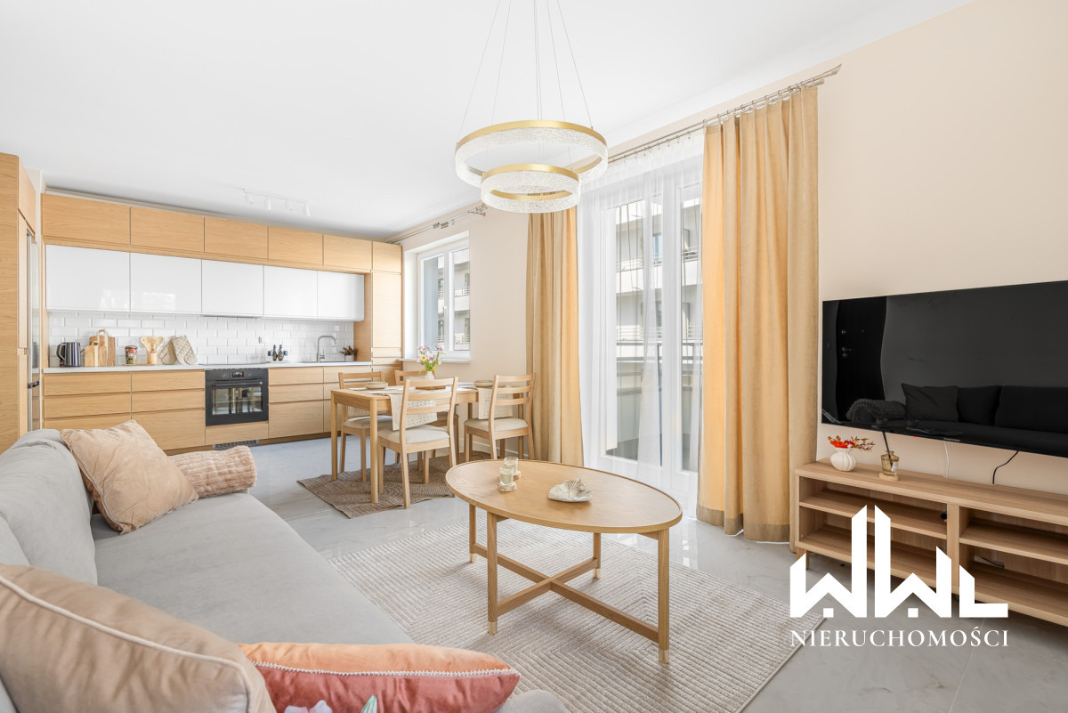 Mieszkanie na Saskiej Kępie | Garaż | Balkon 18m2