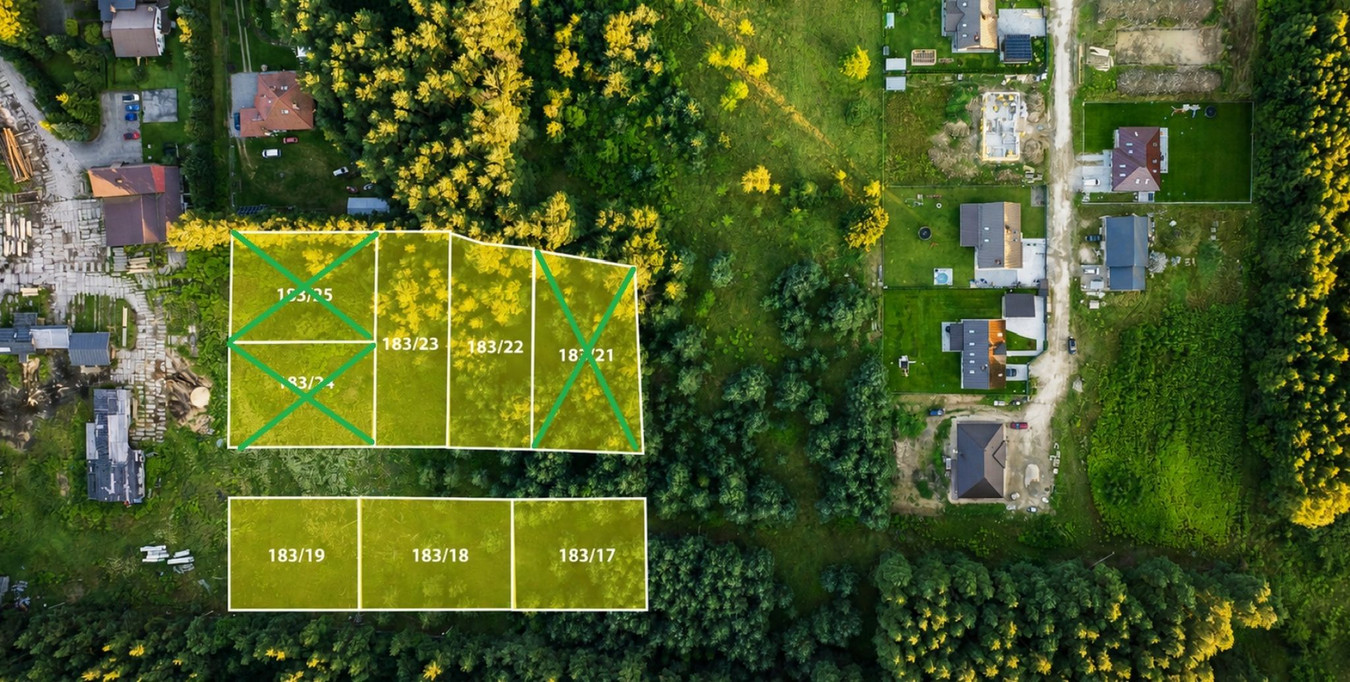 Działka budowlana 1545 m² Wójtowo - Widok 3