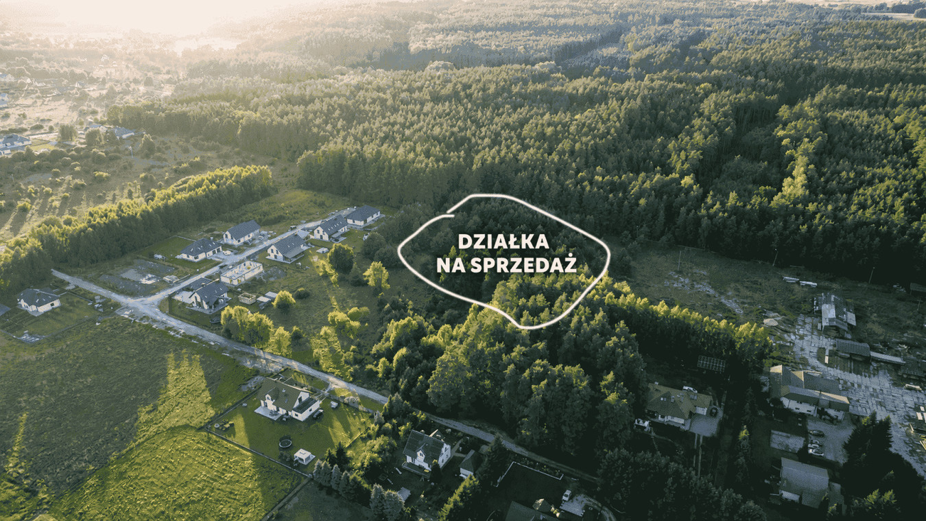 Działka budowlana 1255 m² Wójtowo - Więcej