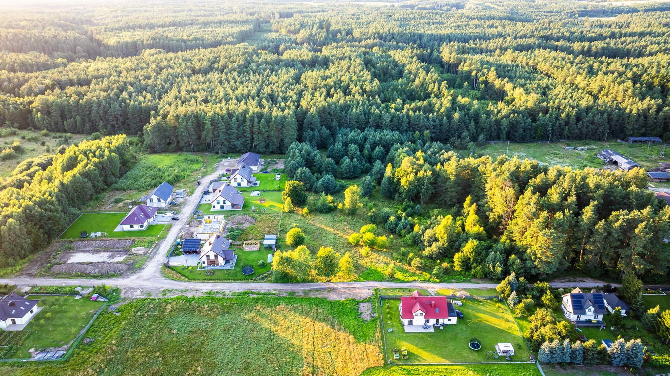 Działka budowlana 1247 m² Wójtowo - Widok 2