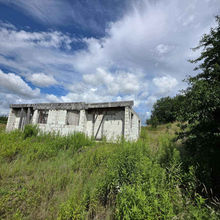Działka z rozpoczetą budową domu w klementynakch 2B - Widok 2