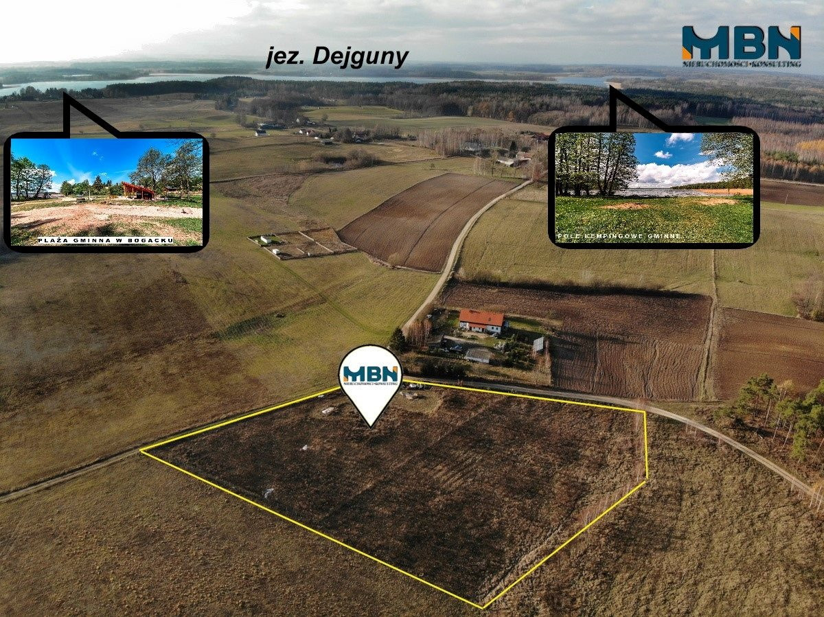 Nowa cena działka w Bogacku 8478 m² - Widok 2
