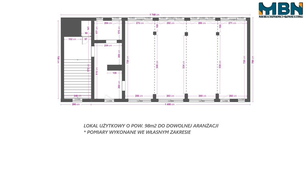 Lokal użytkowy o pow. 98 m² w Giżycku - Widok 2
