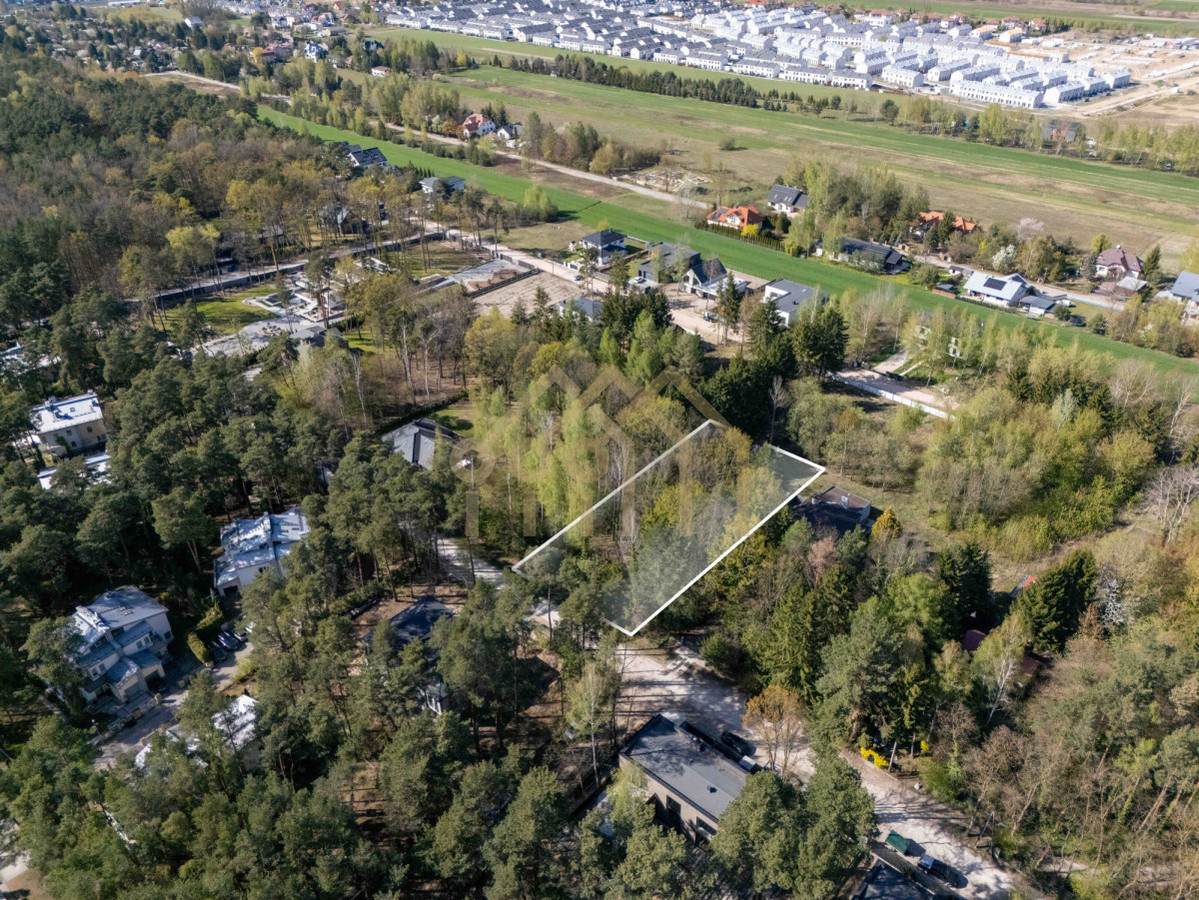 Magdalenka-Wyjątkowa działka budowlana 1777 m² - Widok 2