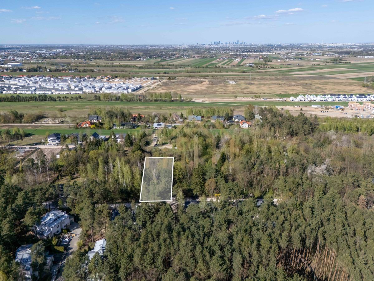 Magdalenka-Wyjątkowa działka budowlana 1777 m² - Widok 3