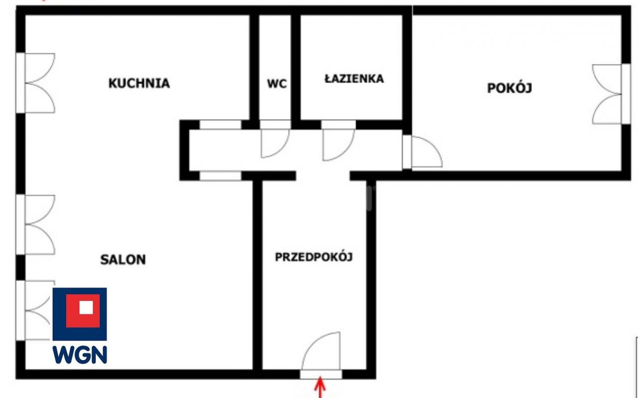 Mieszkanie – Legnica, Zakaczawie, Osiedle Mikołaja Kopernika - Widok 2
