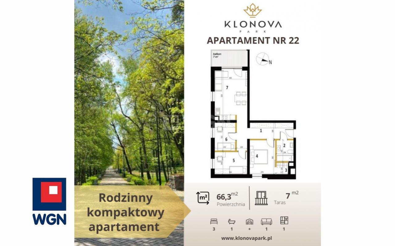 Apartment in Olecko, Klonova Park - Widok 3