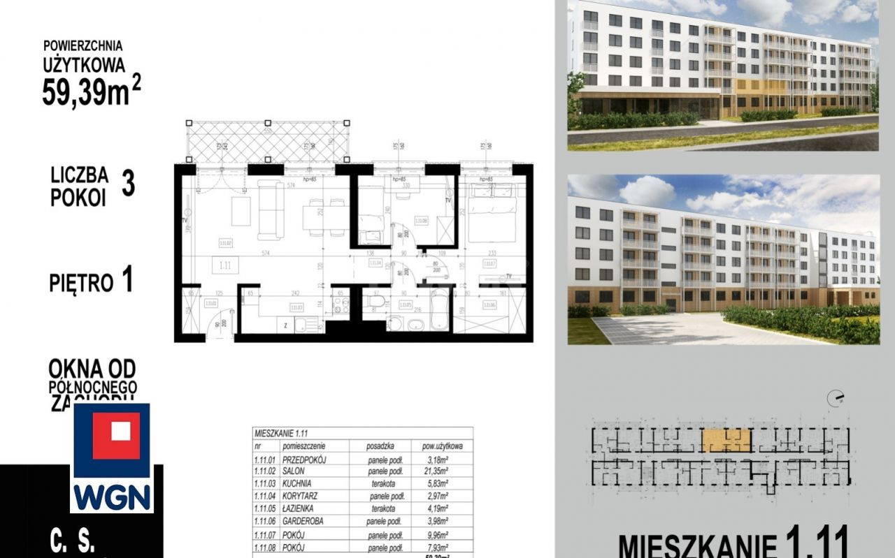 Apartment in Głogów, Brzostów - Widok 4