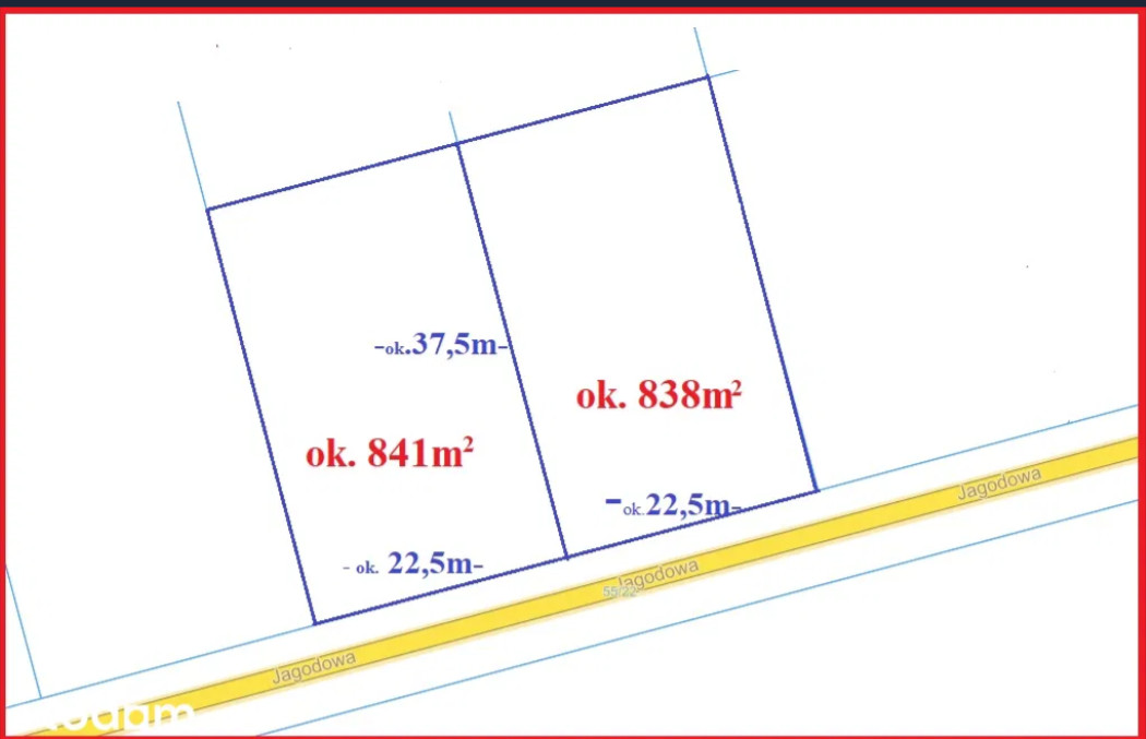 Działki budowlane – Konarskie, ul. Jagodowa, gmina Kórnik - Widok 4