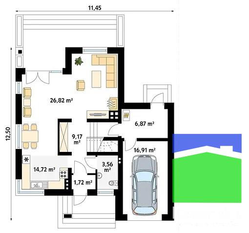 Widzew - działka budowlana z PnB o pow. 868 m² - Widok 4
