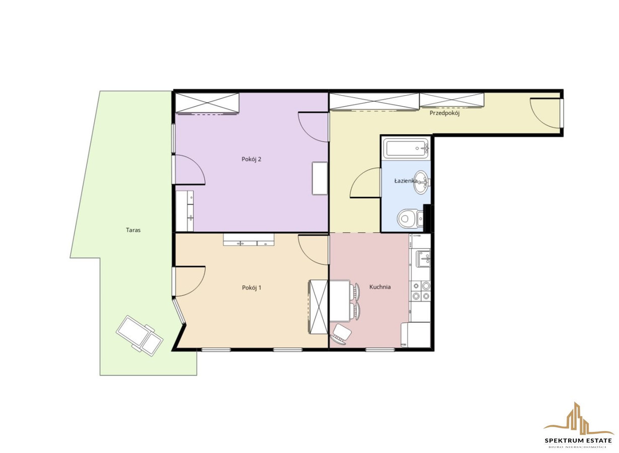 Apartment in Kraków, Ruczaj, Łagiewniki-Borek Fałęcki - Widok 3