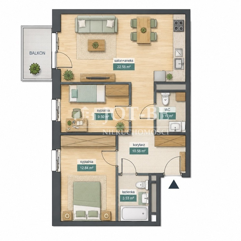 Apartment in Wrocław, Szczepin, Stare Miasto - Widok 2