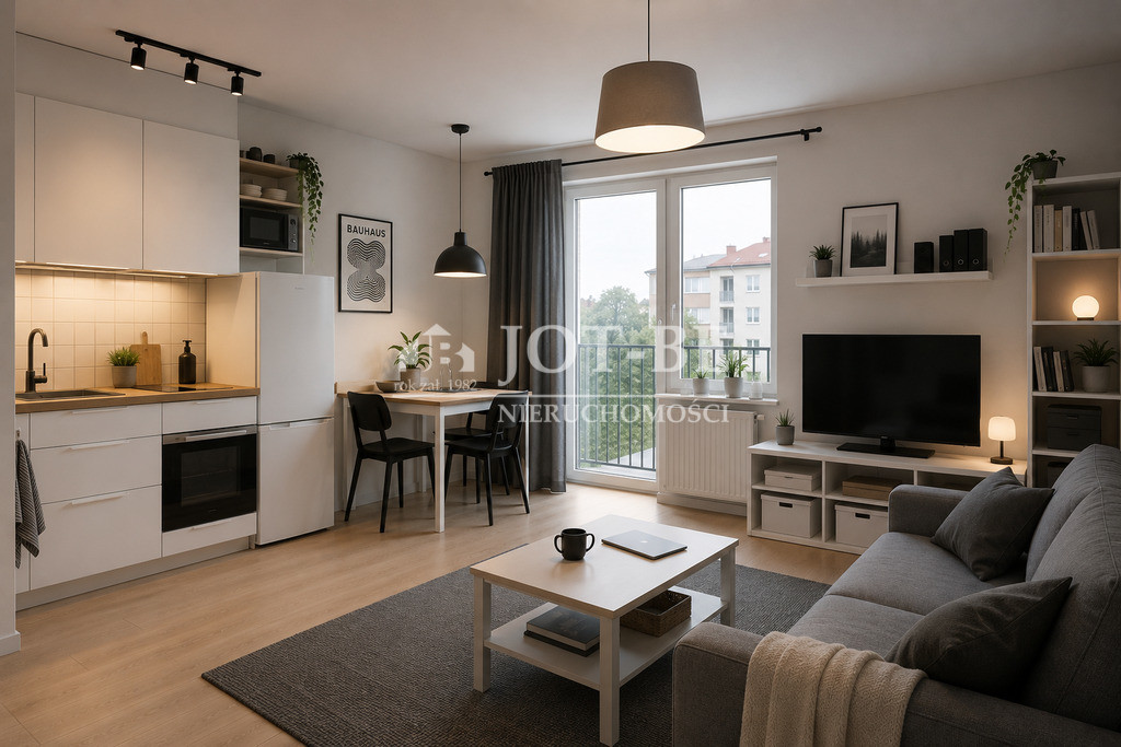2 pokoje z loggią | 36,89 m² | Centrum Wrocławia