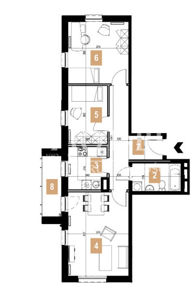 Mieszkanie – Wrocław, Psie Pole - Widok 4