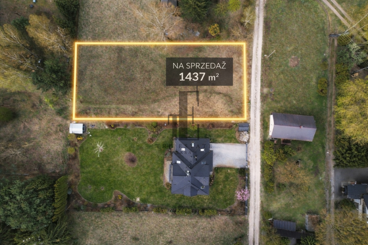 Działka budowlana 1473 m² Kępa Kiełpińska Łomianki - Widok 2