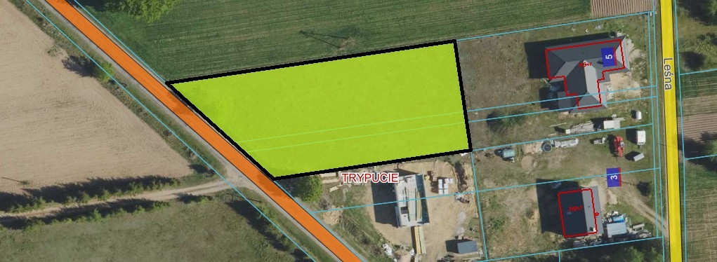 2121 m² z warunkami zabudowy na dwa budynki - Widok 2