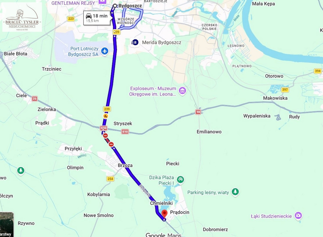 160000 zł Działka Inwestycyjno-Budowlana Prądocin - Widok 2