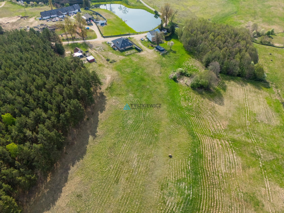 Działka budowlana 1391 m² – Dąbki k. Bytowa - Widok 2