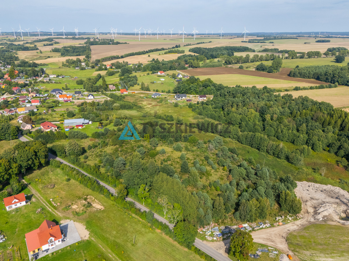Działka inwestycyjna 2,43 ha Łebień - Widok 5