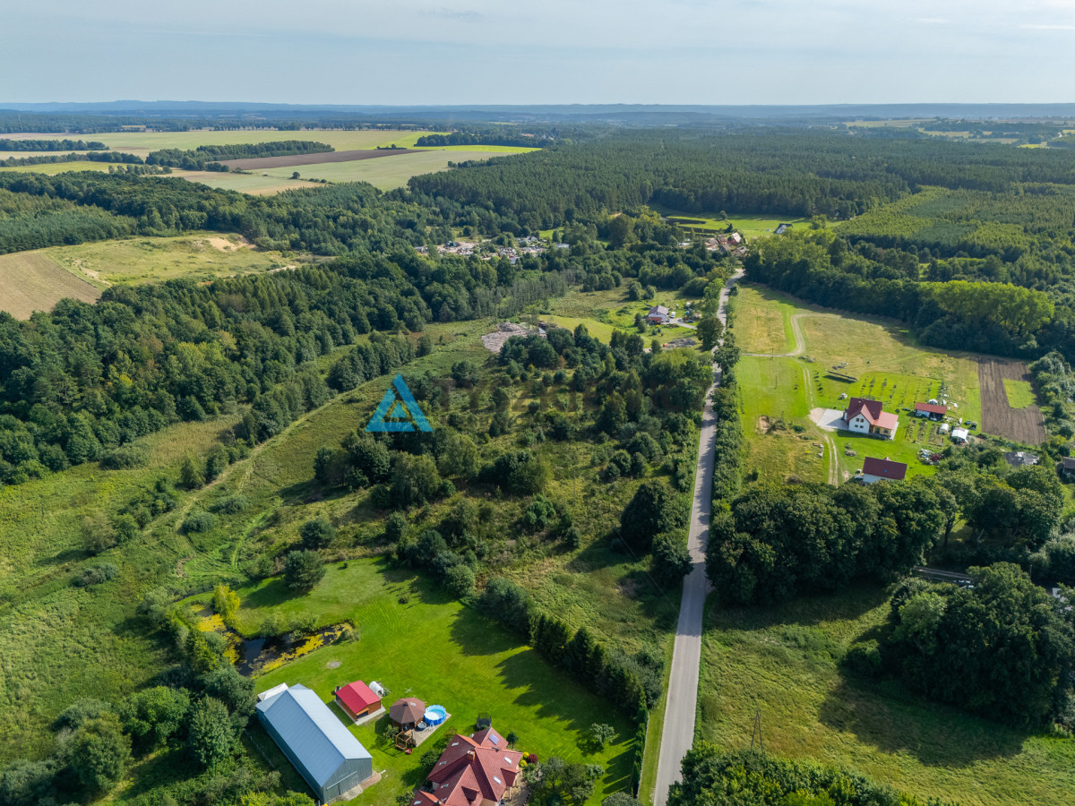 Działka inwestycyjna 2,43 ha Łebień - Widok 4