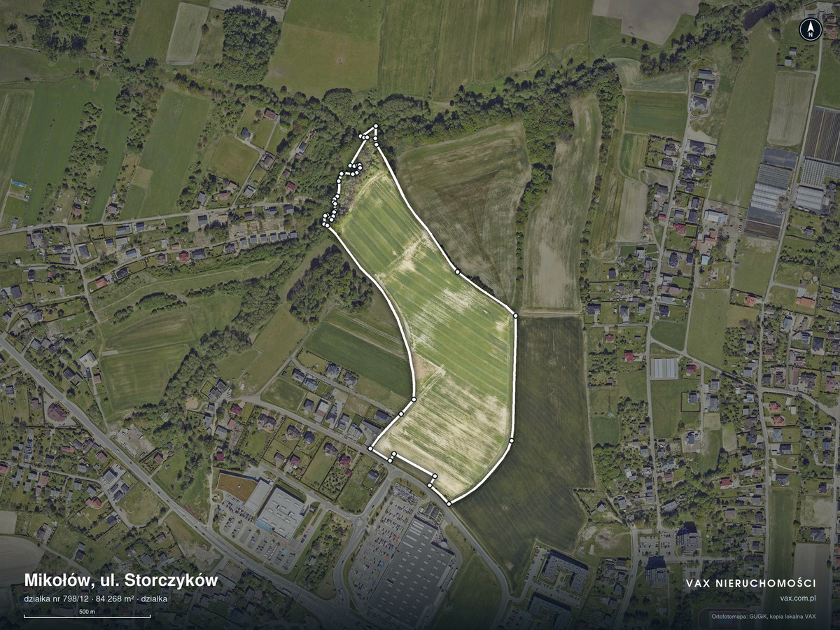 Mikołów - Działka inwestycyjna 84268 m² - Widok 3