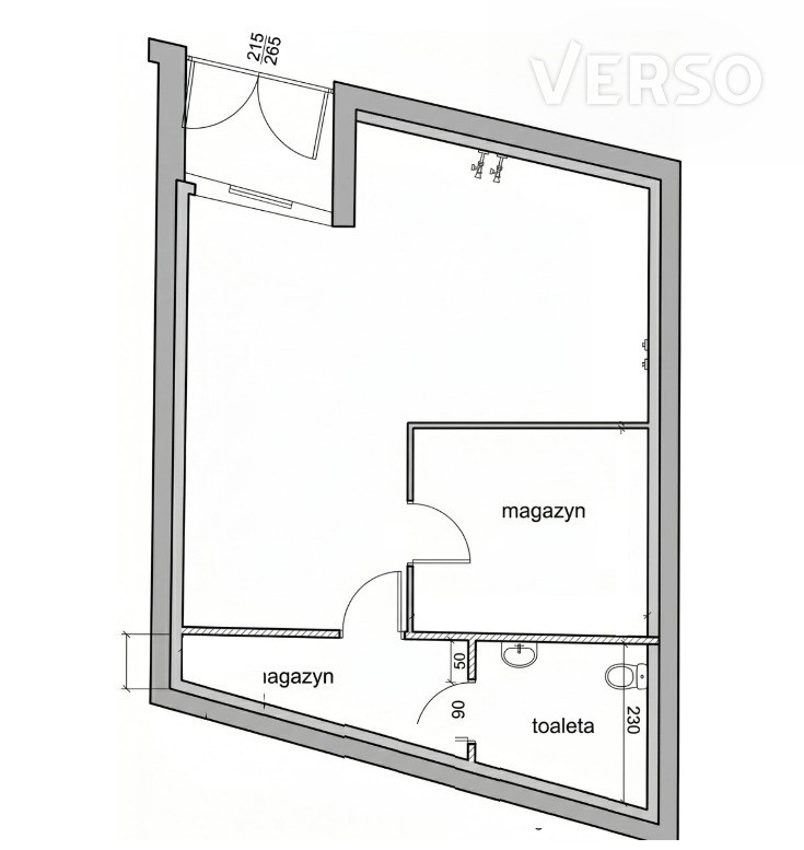 Corte Verona, mały lokal ok 58 mkw - Widok 4