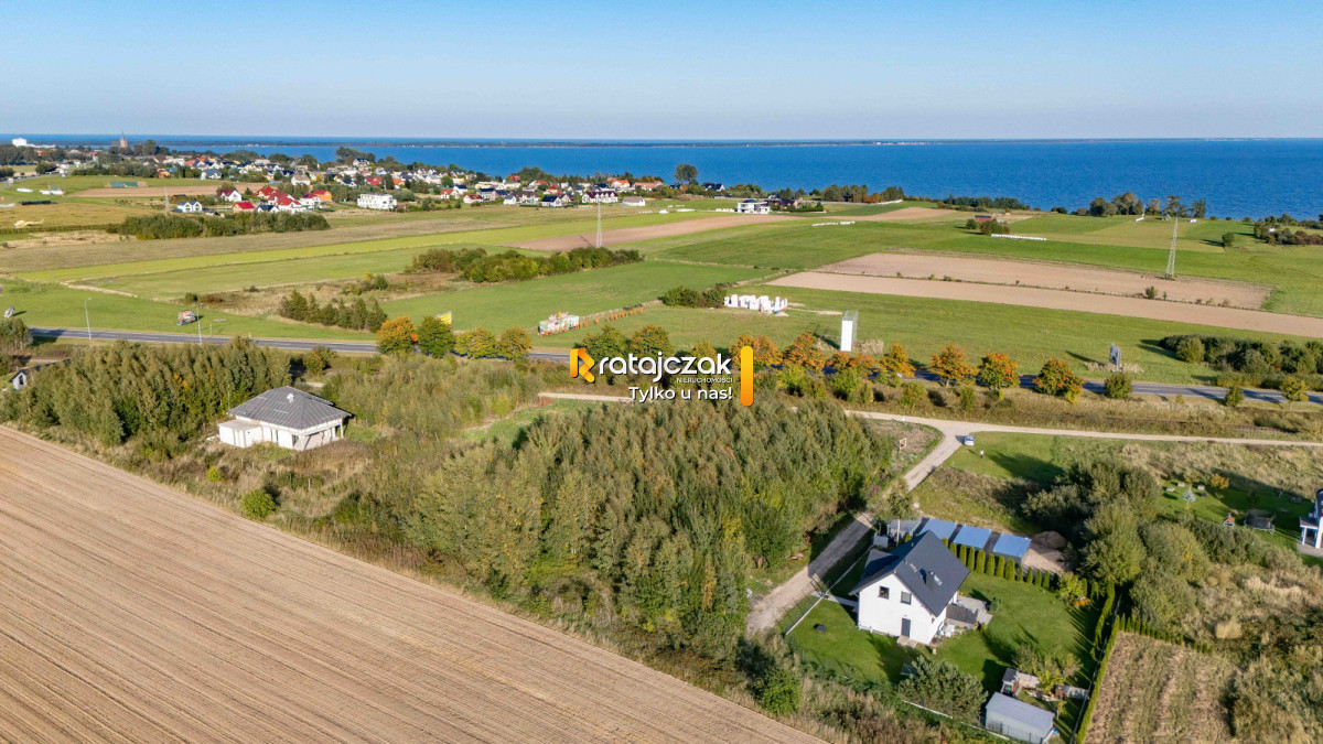 Działka 1001 m² | Widok w kierunku Zatoki Puckiej - Widok 2