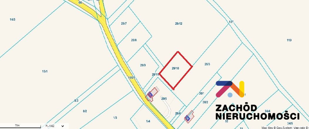 Działka budowlana 10 km od Torzymia - Widok 2