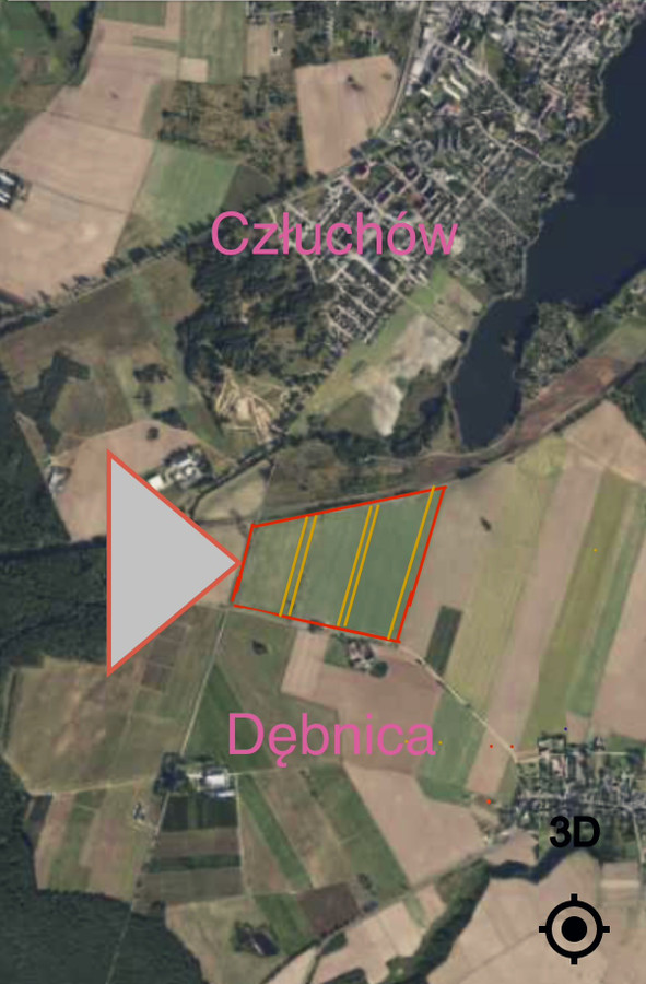 Kompleks inwestycyjny. Plany ogólne „SU” z promesą dla medii i geologią- Dębnica - Widok 3