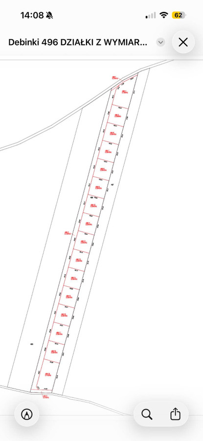 Działki budowlane Dębinki pow.Wyszkowski 940 m² - Widok 3