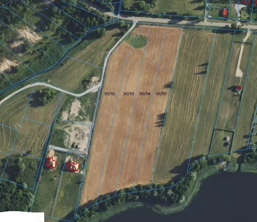 Działka budowlana 3500 m² Działka z linia brzegową jeziora - Widok 2