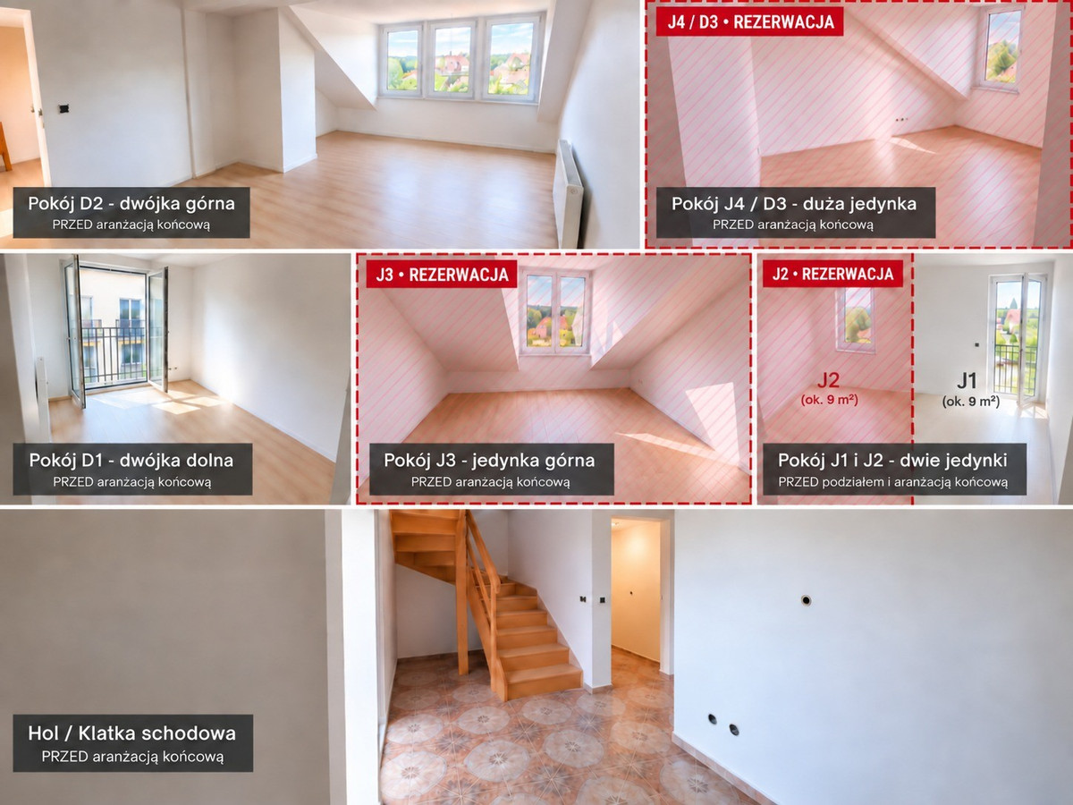 REZERWACJA!!! Duży pokój D1 jak mini-kawalerka | własny balkon | 2450 ALL-IN - Widok 3