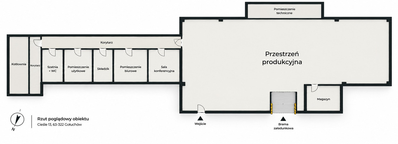 NA SPRZEDAŻ OBIEKT PRODUKCYJNO-PRZEMYSŁOWY | Browar | Działka 6 170 m² | 1 080 m - Widok 3