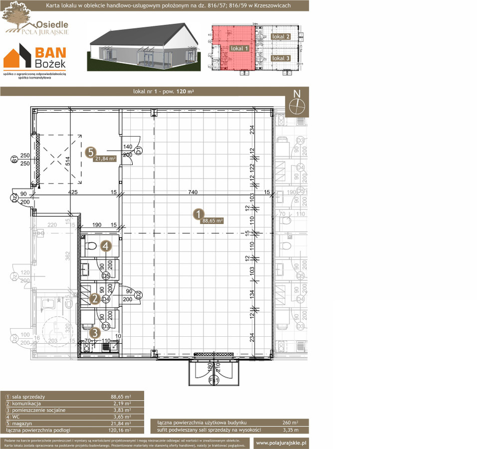 Lokal handlowo-usługowy 120 m² | magazyn i zaplecze socjalno-burowe - Widok 5