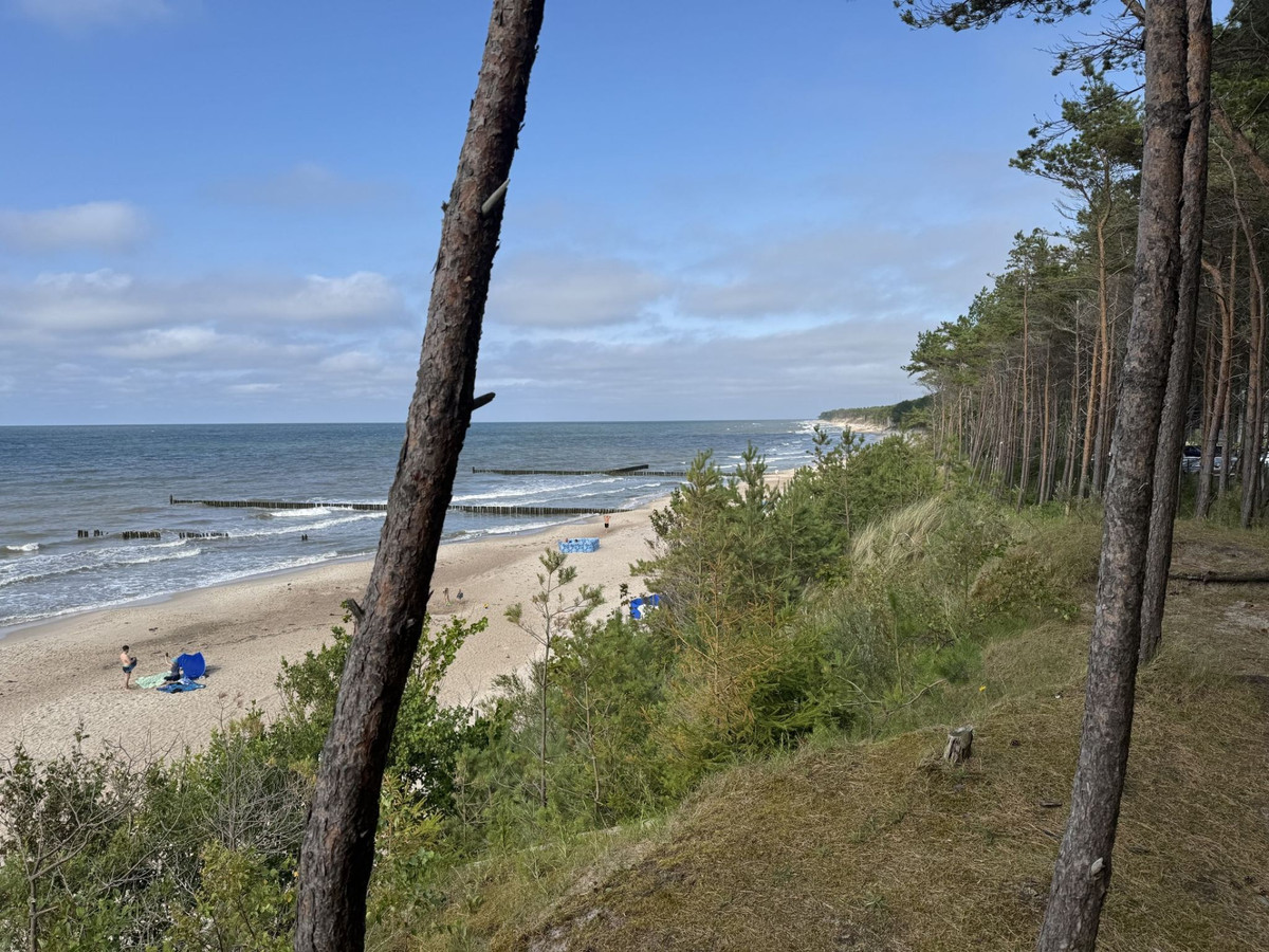 USTRONIE MORSKIE, 20 kroków od plaży, linia zabudowy 3,5 m od wąskiej wydmy - Widok 4